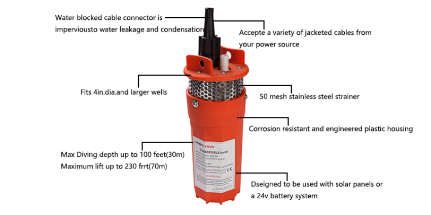 solar deep well pump